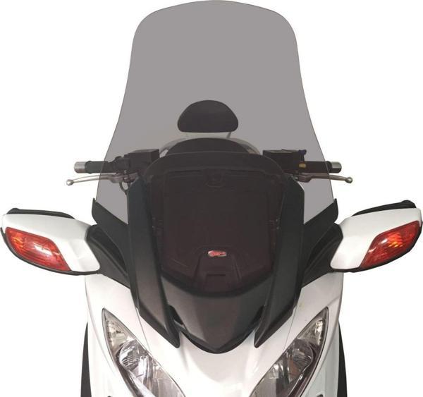 GP Kompozit Suzuki Burgman 650 2013-2018 Uyumlu Ön Cam Füme - Image 1