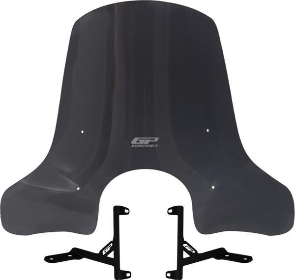 GP Kompozit SYM Fiddle 2009-2023 Uyumlu Ön Cam Füme - Image 1