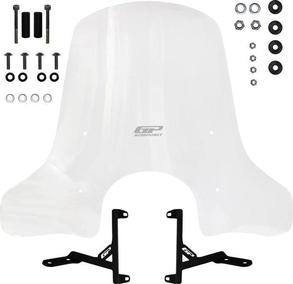 GP Kompozit SYM Fiddle 2009-2023 Uyumlu Ön Cam Şeffaf - Image 1