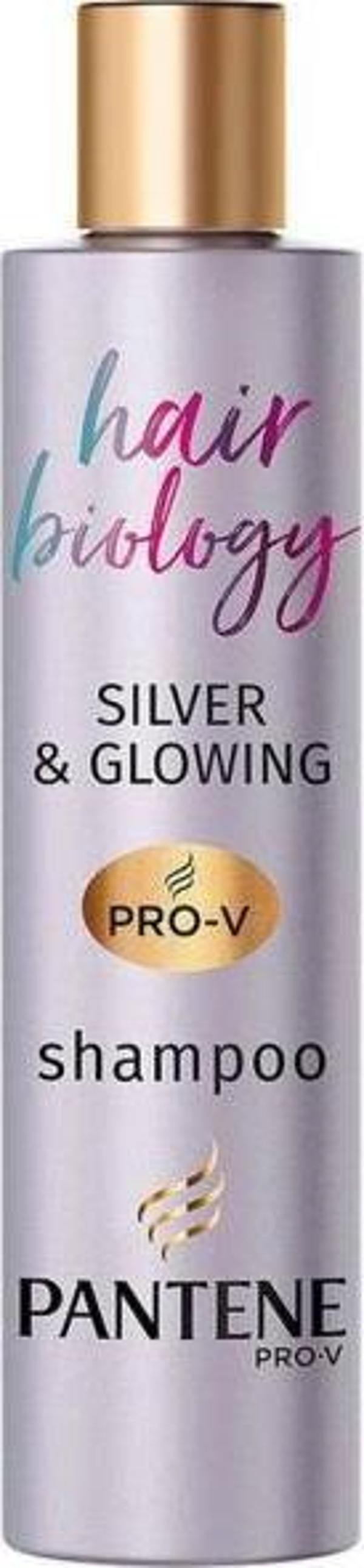 Pantene Hair Biology Silver Purple Shampoo 250 ML - Image 1