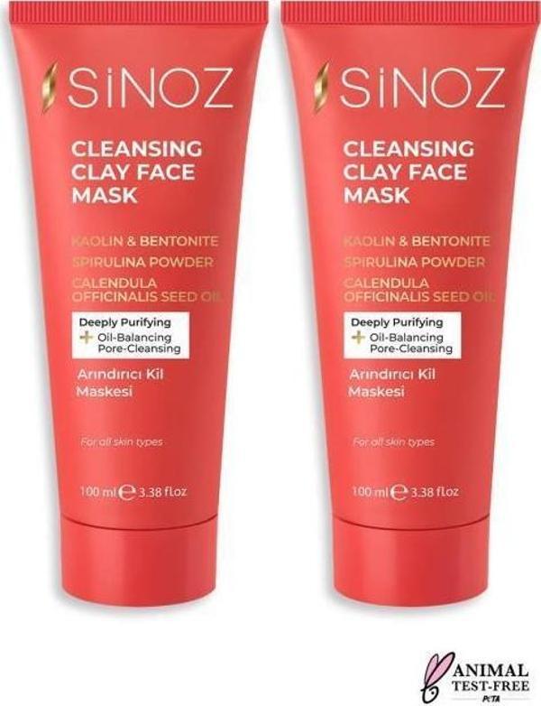 Sinoz Arındırıcı Kil Maskesi 100 Ml X 2 - Image 1