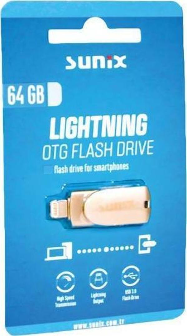 Sunix 64 GB OTG Flash Bellek Lightning - Image 1