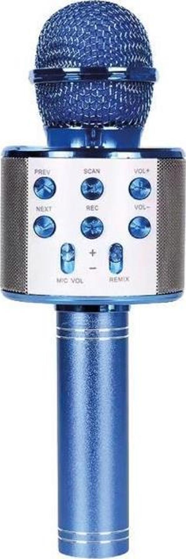 Sunix Bluetooth Kareoke Mikrofon Mavi MCF-10 - Image 1