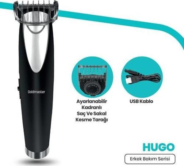 Goldmaster Hugo GM-9105 10 Kademe Erkek Bakım Seti - Image 1
