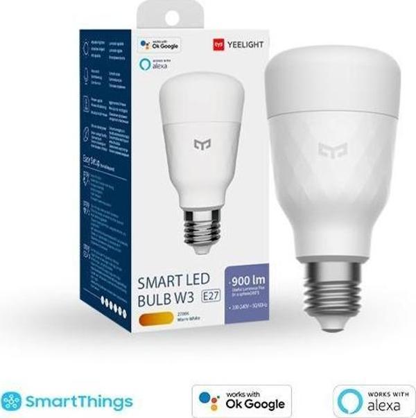 Yeelight W3 LED Akıllı Ampul E27 (Ayarlanabilir Sarı) - Image 1