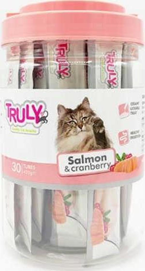 Truly Sıvı Kedi Ödülü Somon - Kızılcık 30x14 Gr - Image 1