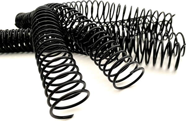 PLASTİK HELEZON SPİRAL 12MM. 4:1 SİYAH 100 AD. 48 LOP POŞETLİ - Image 1