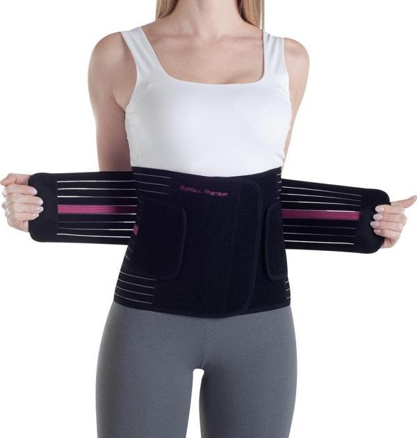 Owli Bamboo Premium Extra Sıkılık Kemeri Siyah - Image 1