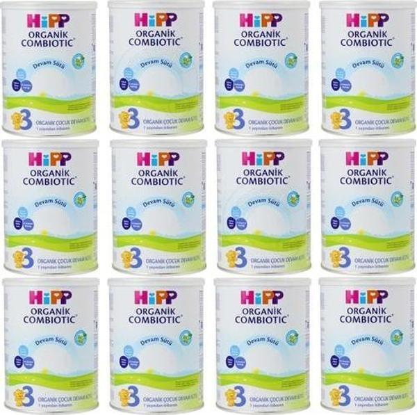 Hipp 3 Organik Combiotic Devam Sütü 350 gr 12 Adet - Image 1
