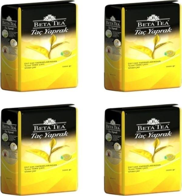 Beta Tea Taç Yaprak Çay 1 Kg X4 Adet - Image 1