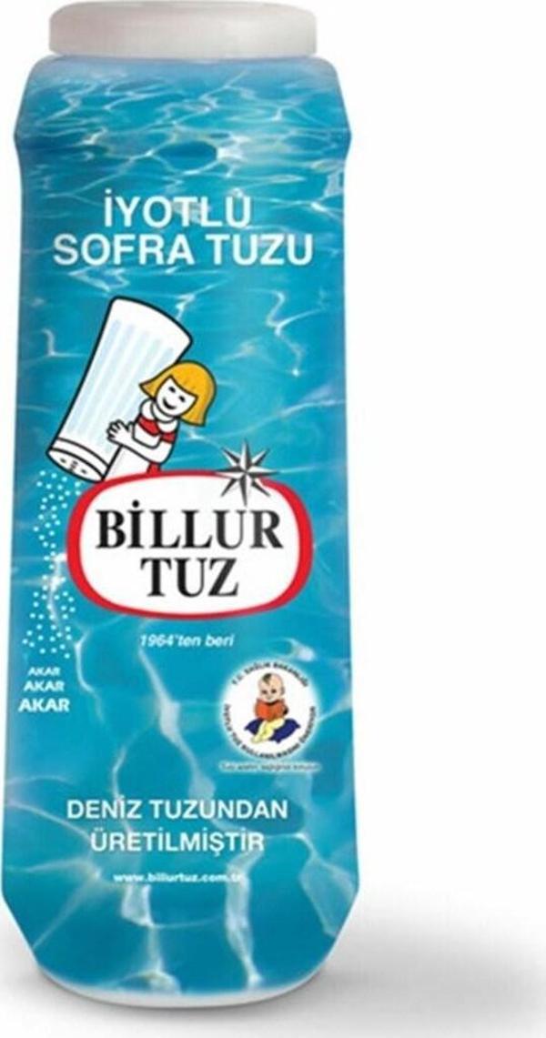 Billur Tuz Plastik Tuzluklu 500 G - Image 1