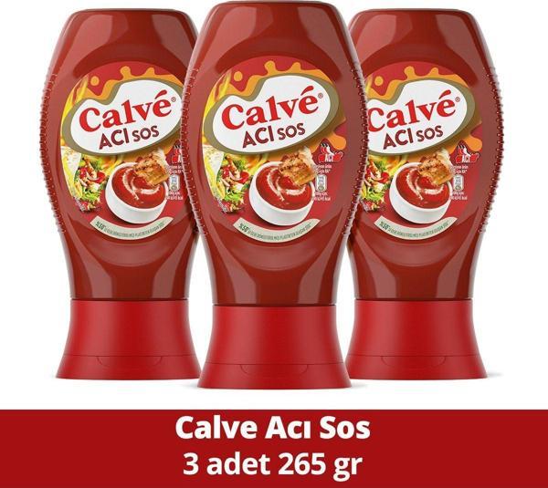 Calve Sos Acı 265 Gr X3 Adet - Image 1