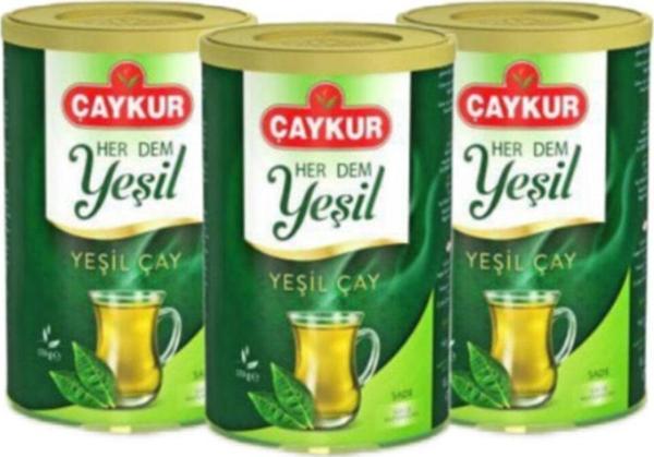 Çaykur Her Dem Yeşil Çay 150 Gr. X 3 - Image 1