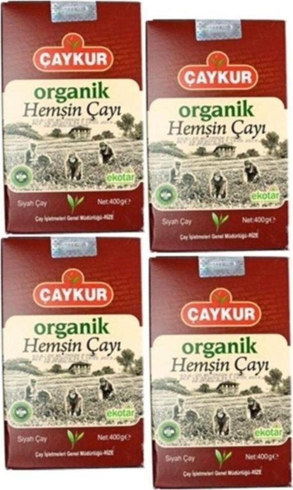 Çaykur Organik Çay Hemşin 4 X 400 Gr - Image 1