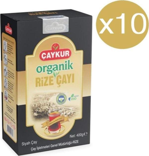 Çaykur Organik Rize 400 Gr X 10 Adet - Image 1