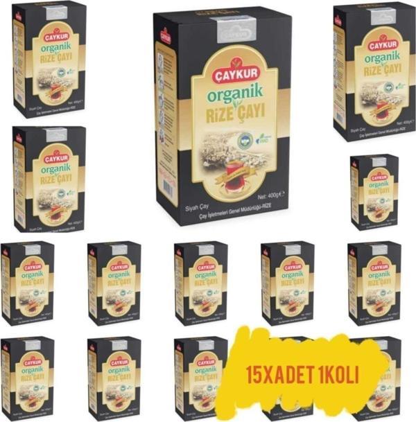 Çaykur Organik Rize Çayı 400 Gr X 15 Adet - Image 1