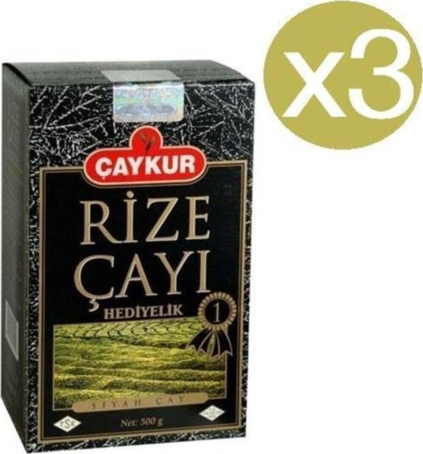 Çaykur Rize Hediyelik Çayı 500 Gr X 3 Adet - Image 1