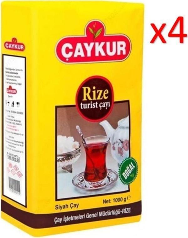 Çaykur Rize Turist Çay 1000 Gr X 4 Adet - Image 1
