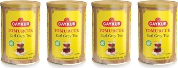 Çaykur Tomurcuk Çay Teneke 200 Gr Earl Grey X 4 Adet - Image 1