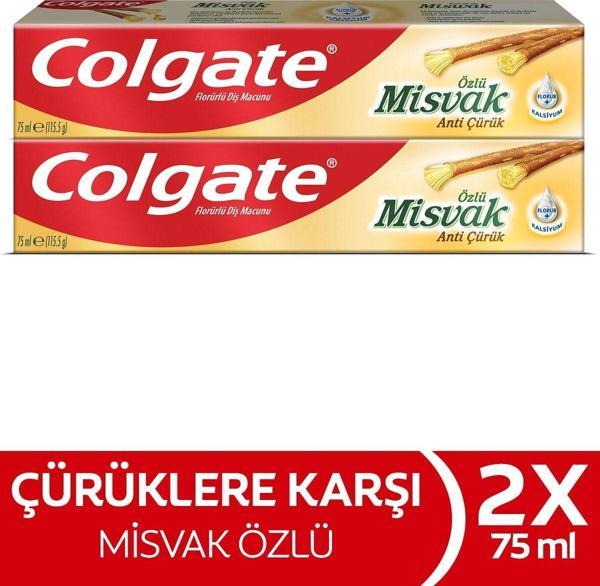 Colgate Misvak Diş Macunu 75 Ml X 2 Adet - Image 1