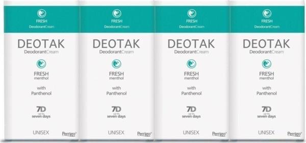 Deotak Krem Deodorant Fresh 35 Ml X 4 Adet - Image 1