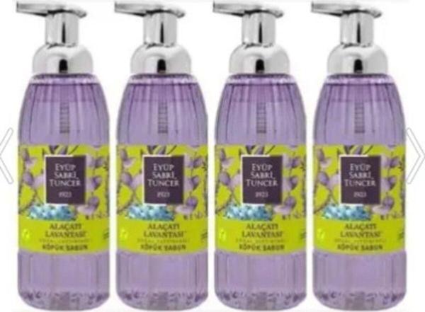 Eyüp Sabri Tuncer Alaçatı Lavantası Köpük Sabun 500 Ml X 4 Adet - Image 1