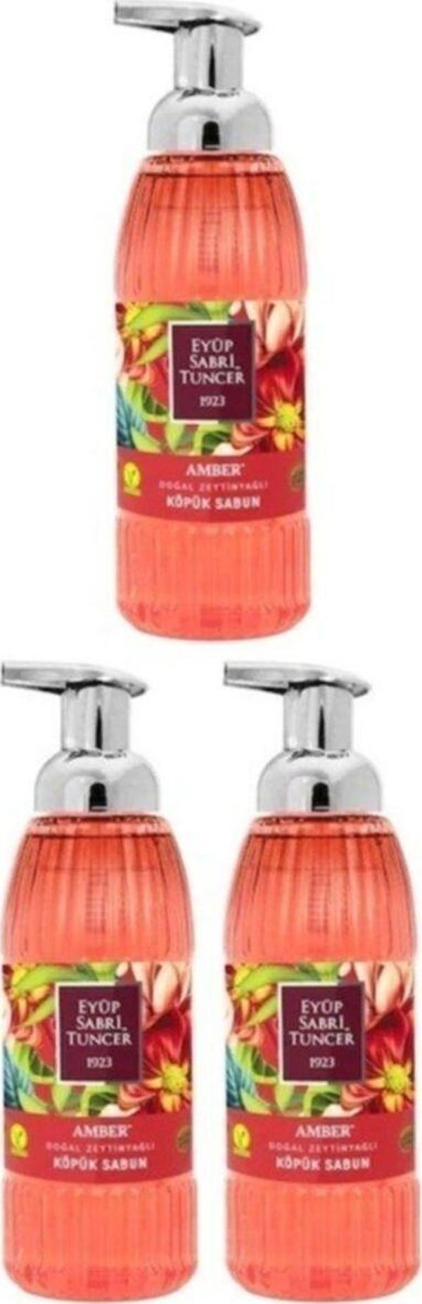 Eyüp Sabri Tuncer Amber Köpük El Sabun 500 Ml 3 Adet - Image 1