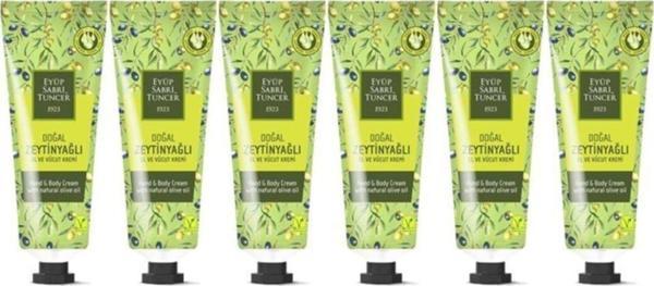 Eyüp Sabri Tuncer Doğal Zeytinyağlı El Ve Vücut Kremi 50 Ml Tüp X 6 Adet - Image 1