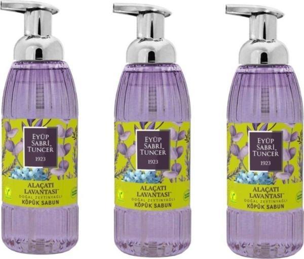 Eyüp Sabri Tuncer Köpük Sabun Alaçatı Lavantası 3 Adet X 500 Ml - Image 1