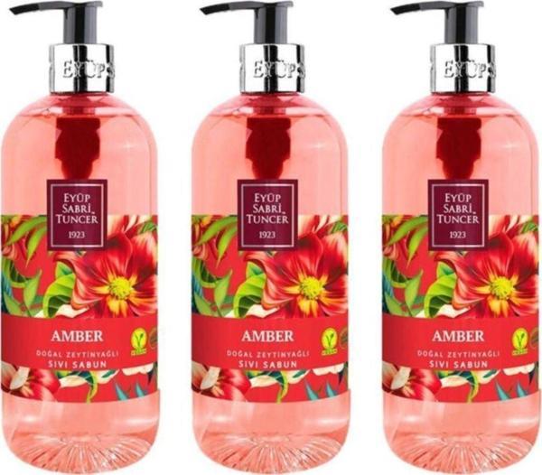 Eyüp Sabri Tuncer Sıvı Sabun Amber 500 Ml - 3 Adet - Image 1