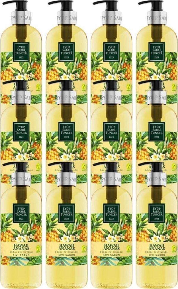 Eyüp Sabri Tuncer Sıvı Sabun Hawaii Ananas 500 Ml X 12 Adet - Image 1