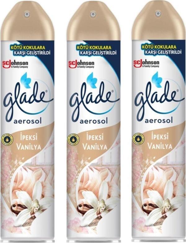 Glade Oda Kokusu Aerosol Ipeksi Vanilya 300 Ml X 3 Adet - Image 1