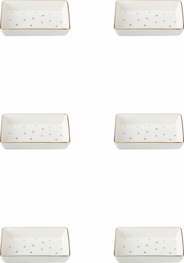 Porland Forest Kahvaltı&Meze Tabağı 7x11cm 6 lı 04LFH000587 - Image 1