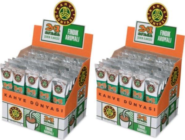Kahve Dünyası 2'Si 1 Arada (Fındıklı 80'Lı Paket) - Image 1