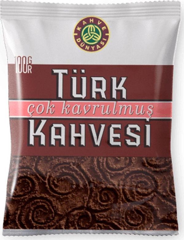 Kahve Dünyası Çok Kavrulmuş Türk Kahvesi 100 Gr - Image 1