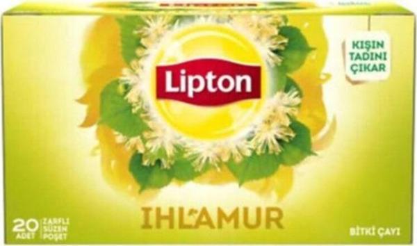 Lipton Bardak Ihlamur Bitki Çayı 1,6 Gr (20 Adet) - Image 1
