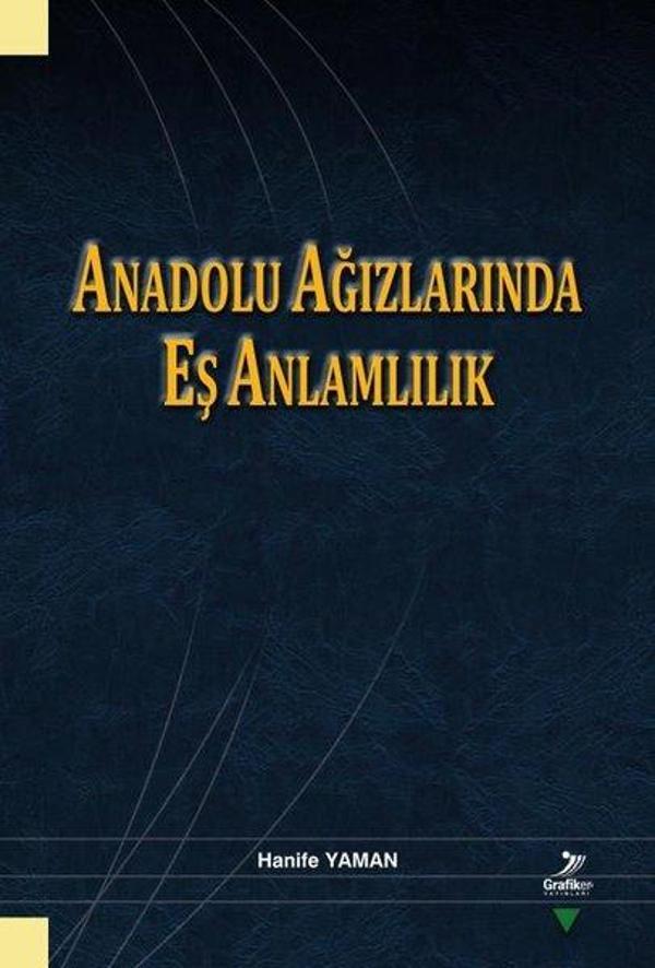 Anadolu Ağızlarında Eş Anlamlılık - Grafiker Yayınları - Image 1