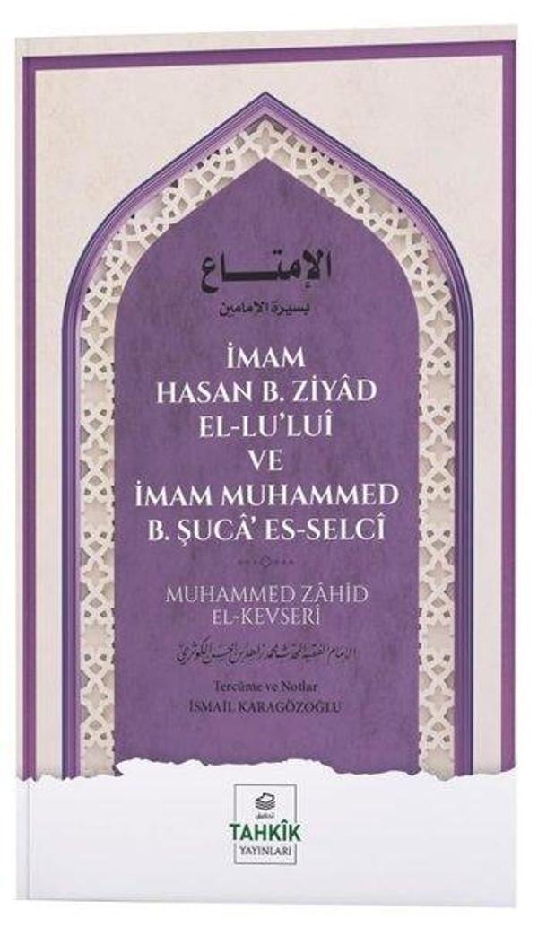 İmam Hasan B.Ziyad El-Lu'lui ve İmam Muhammed B. Şuca Es-Selci - Tahkik Yayınları - Image 1