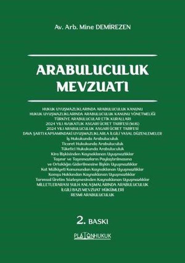 Arabuluculuk Mevzuatı - Platon Hukuk Yayınevi - Image 1