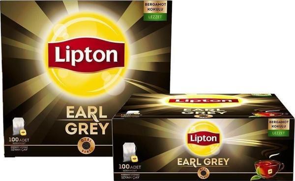 Lipton Earl Grey Bardak Poşet Cay 100'Lü X 2 Adet - Image 1
