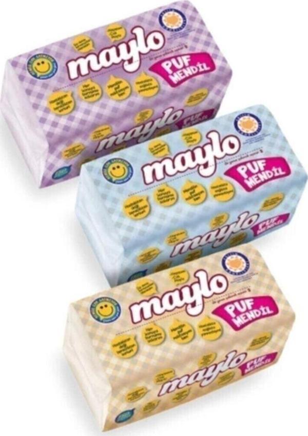 Maylo Çek Kullan Puf Mendil 150 Yaprak X 3 Adet - Image 1