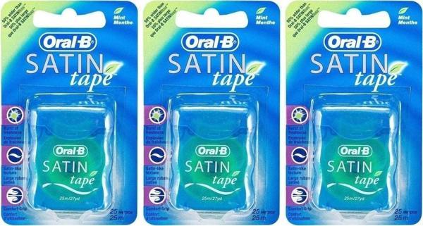 Oral-B Diş Ipi Satin Tape 75 M (25 M X3) - Image 1