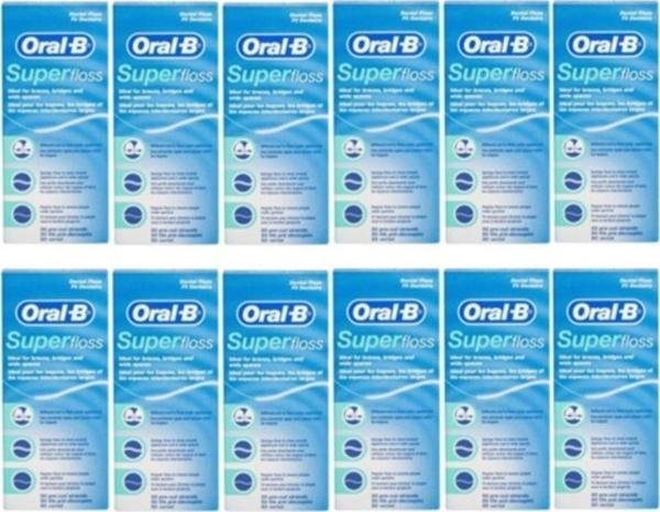 Oral-B Super Floss Diş Ipi 50 Adet X 12 Adet - Image 1
