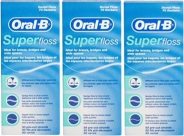 Oral-B Super Floss Diş Ipi 50 Adet X 3 Adet - Image 1