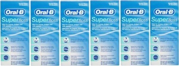 Oral-B Super Floss Diş Ipi 50 Adet X 6 Adet - Image 1