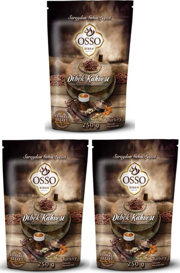 Osso Dibek Kahvesi 200 Gr. 3'Lü - Image 1