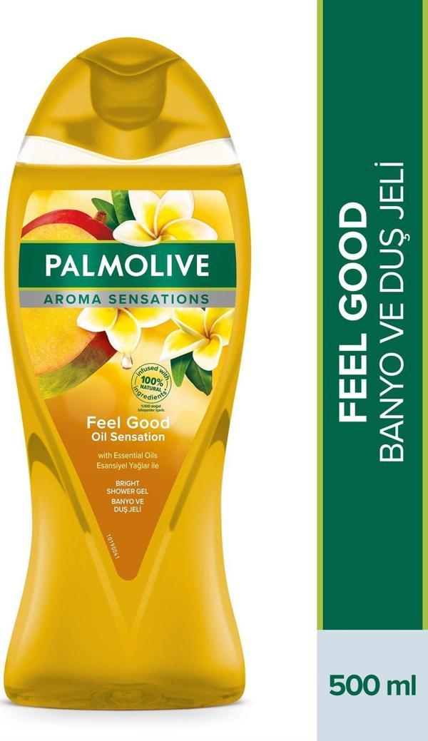 Palmolive Aroma Sensations Feel Good Esansiyel Yağlar İle Banyo Ve Duş Jeli 500 Ml - Image 1