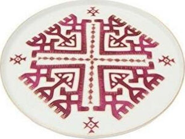 Porland Arabesque Serisi 18cm Düz Tabak Desen6 - Image 1