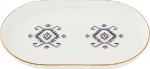 Porland Arabesque Serisi 18cm Kayık Tabak Desen5 - Image 1