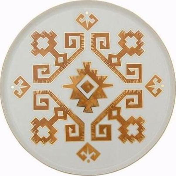 Porland Arabesque Serisi 27cm Düz Tabak Desen1 - Image 1
